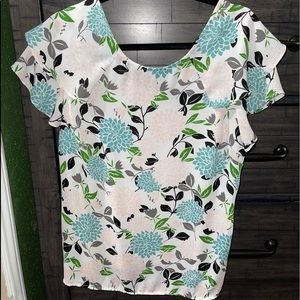 Ann Taylor Factory Floral Blouse